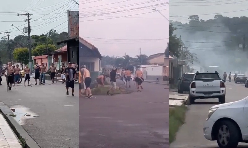 Briga entre torcedores de Corinthians e Vasco resulta em feridos graves em Manaus