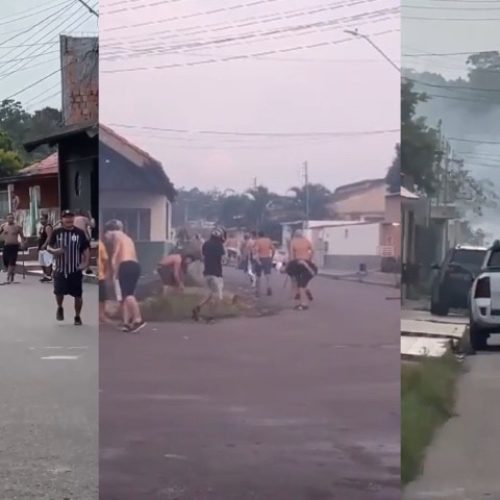 Briga entre torcedores de Corinthians e Vasco resulta em feridos graves em Manaus