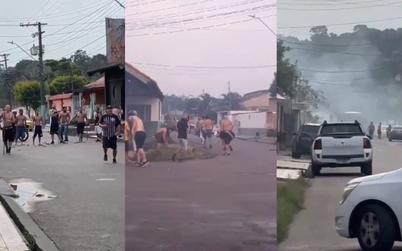 Briga entre torcedores de Corinthians e Vasco resulta em feridos graves em Manaus